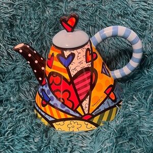 Romero Britto ceramic teapot